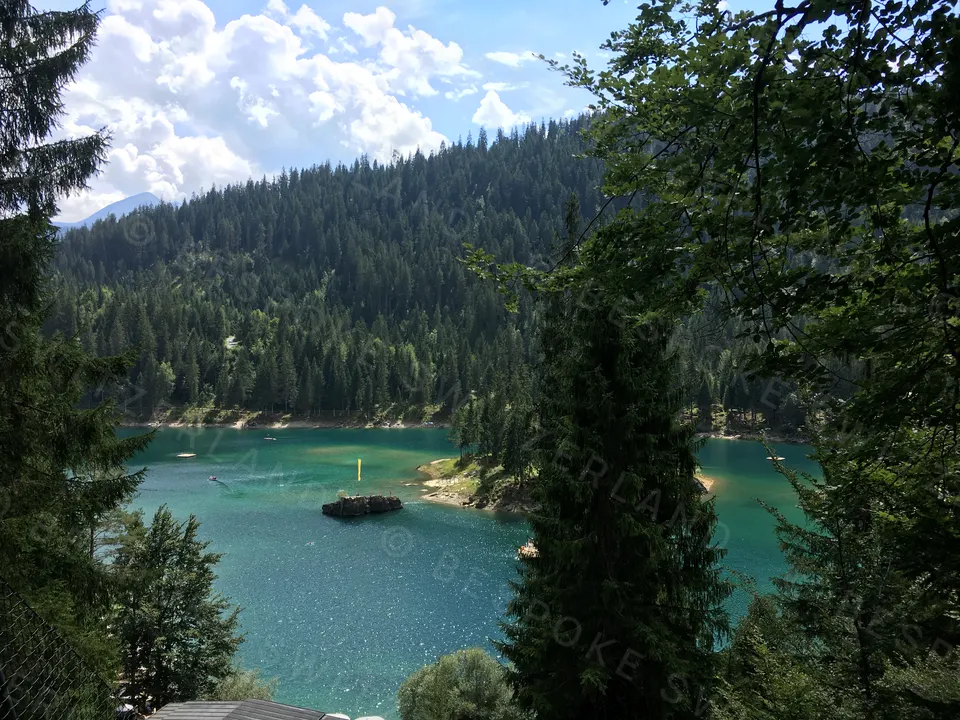 Caumasee, Flims — Caumasee above Flims